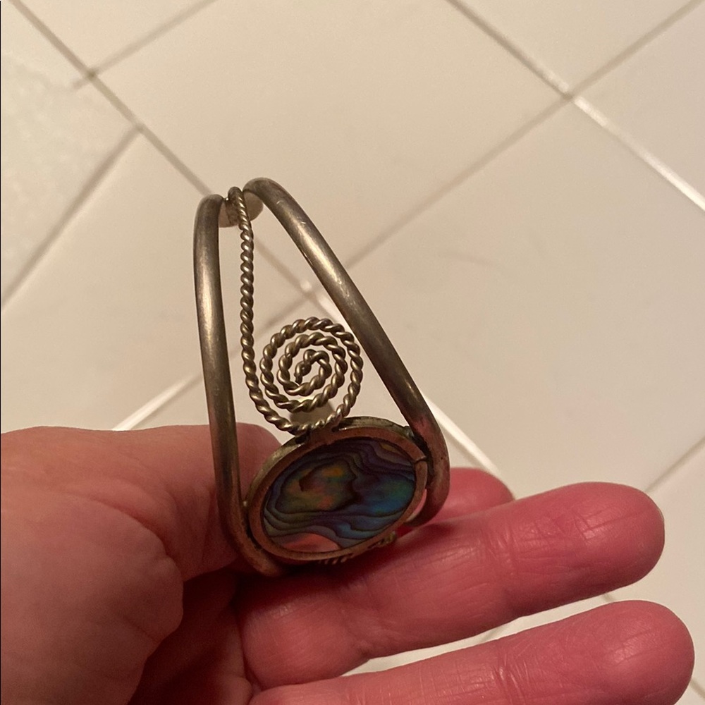 Vintage Mexican Cuff bracelet - Picture 2 of 4